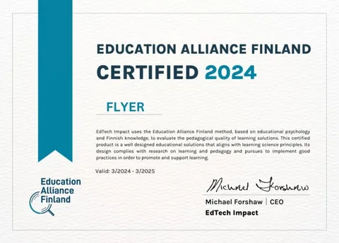 Chứng nhận Education Alliance Finland